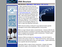 Tablet Screenshot of dna-structure.com